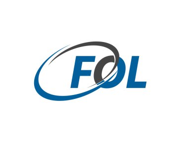 FOL yaratıcı logo tasarımı vektör çizimi   