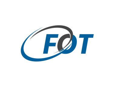 FOT yaratıcı logo tasarımı vektör çizimi   