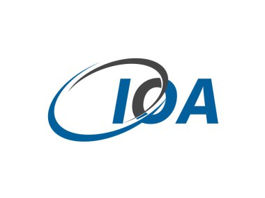 harf yaratıcı modern zarif logo tasarımı IOA