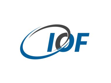 harf yaratıcı modern zarif logo tasarımı IOF