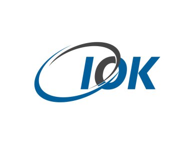 harf yaratıcı modern zarif logo tasarımı IOK