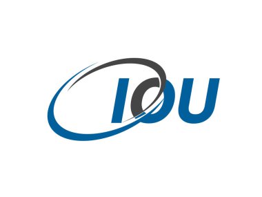 harf yaratıcı modern zarif logo tasarımı IOU