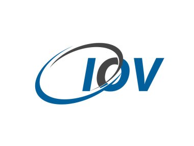 harf yaratıcı modern zarif logo tasarımı IOV
