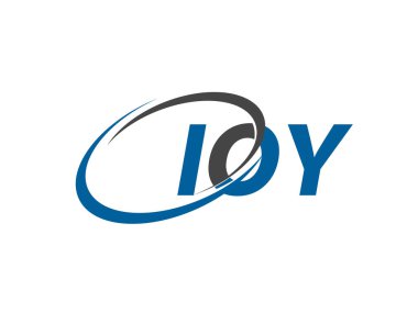 harf yaratıcı modern zarif logo tasarımı IOY