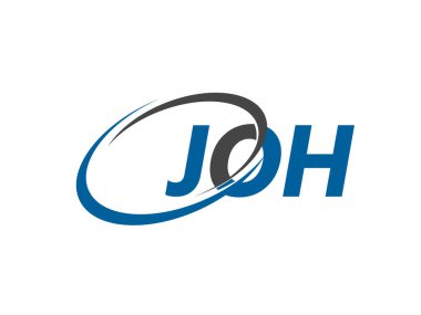 mektup yaratıcı modern zarif logo tasarımı JOH