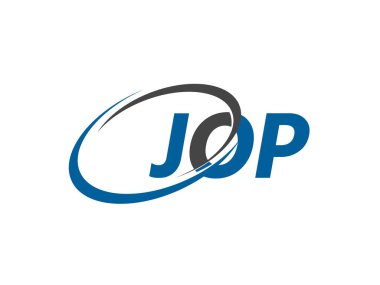 mektup yaratıcı modern zarif logo tasarımı JOP