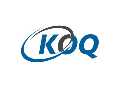 harf yaratıcı modern zarif logo tasarımı KOQ