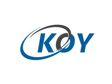 harf yaratıcı modern zarif logo tasarımı KOY