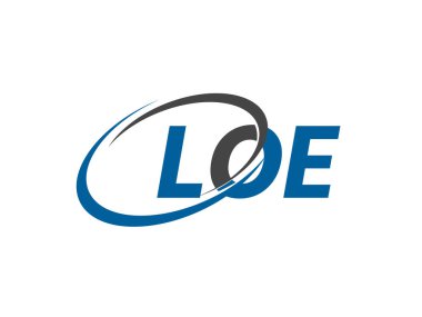 harf yaratıcı modern zarif logo tasarımı LOE