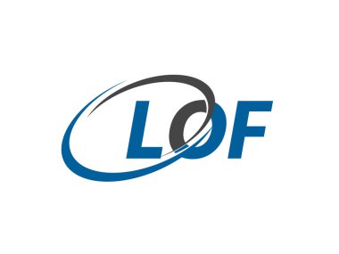 harf yaratıcı modern zarif logo tasarımı LOF