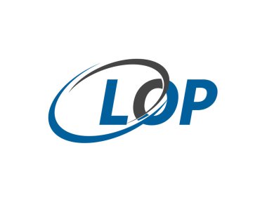 harf yaratıcı modern zarif logo tasarımı LOP