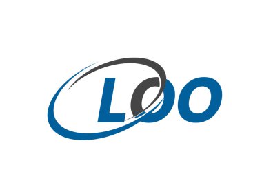 harf yaratıcı modern zarif logo tasarımı LOO