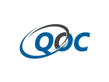 QOC harfi yaratıcı modern zarif logo tasarımı