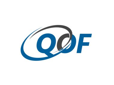 QOF harfi yaratıcı modern zarif logo tasarımı
