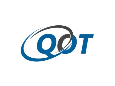 QOT harfi yaratıcı modern zarif logo tasarımı