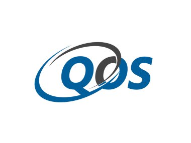 QOS harfi yaratıcı modern zarif logo tasarımı