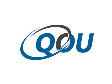 QOU harfi modern zarif logo tasarımı