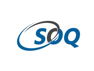SOQ harfi yaratıcı modern zarif logo tasarımı