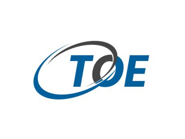 TOE harfi yaratıcı modern zarif logo tasarımı