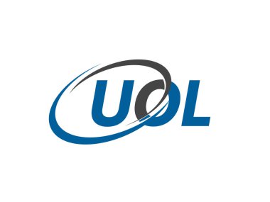 UOL harfi yaratıcı modern zarif logo tasarımı