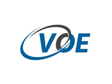 VOE harfi yaratıcı modern zarif logo tasarımı