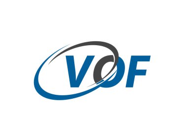 VOF mektup yaratıcı modern zarif logo tasarımı