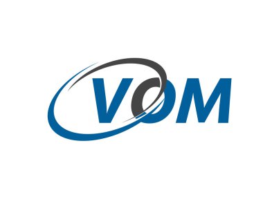 VOM harfi yaratıcı modern zarif logo tasarımı
