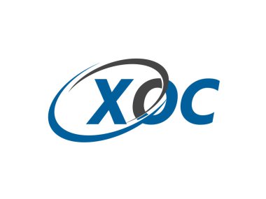 XOC harfi yaratıcı modern zarif logo tasarımı