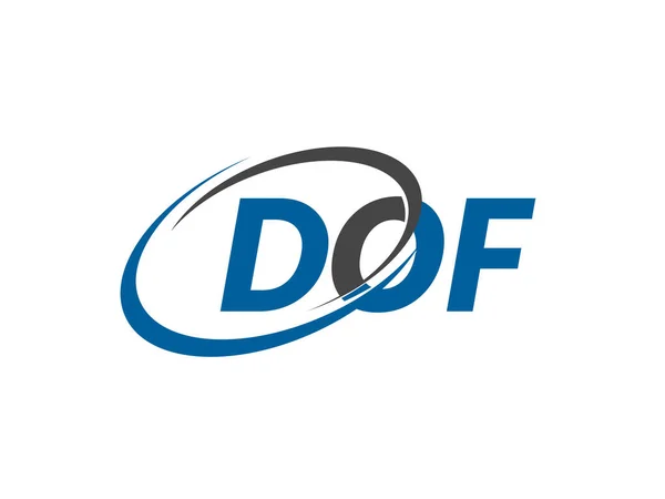 Dof Δημιουργική Εικονογράφηση Φορέα Σχεδιασμού Λογότυπου — Διανυσματικό Αρχείο