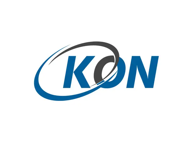 Brev Kreativ Modern Elegant Logotyp Design Kon — Stock vektor