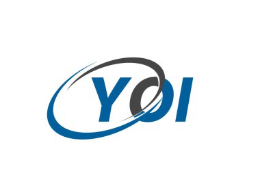 YOI mektup yaratıcı modern zarif logo tasarımı