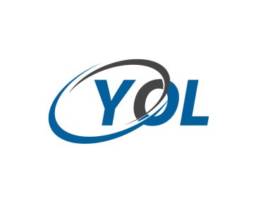 YOL harfi yaratıcı modern zarif logo tasarımı