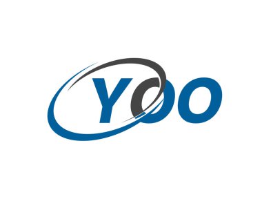 YOO harfi yaratıcı modern zarif logo tasarımı