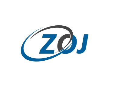 ZOJ harfi modern zarif logo tasarımı