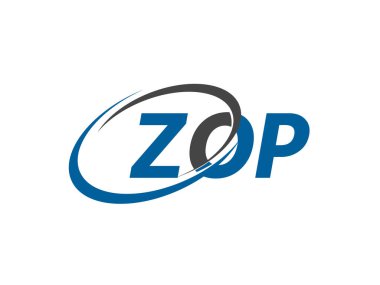 ZOP harfi yaratıcı modern zarif logo tasarımı