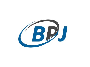 BPJ harfi yaratıcı modern logo tasarımı
