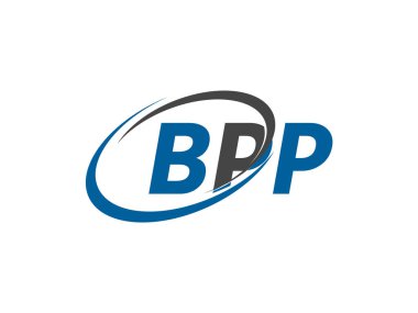 BPP harfi yaratıcı modern zarif logo tasarımı