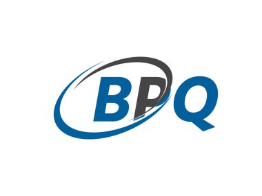 BPQ harfi yaratıcı modern zarif logo tasarımı