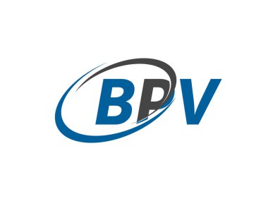 BPV harfli modern zarif logo tasarımı