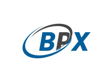BPX harfi yaratıcı modern logo tasarımı