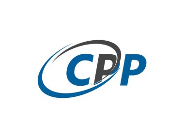CPP harfi yaratıcı modern zarif logo tasarımı