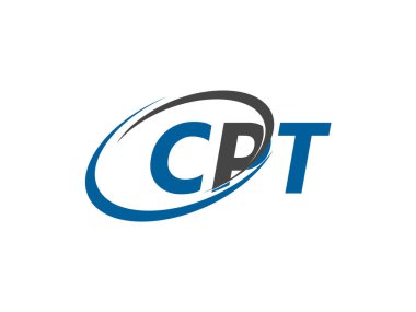 CPT harfi yaratıcı modern zarif logo tasarımı