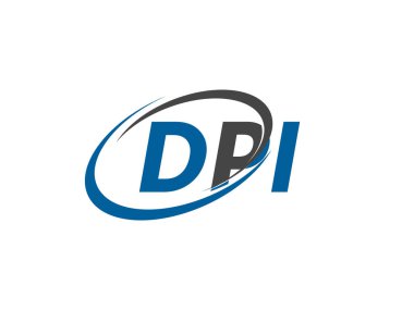 DPI mektup yaratıcı modern zarif logo tasarımı
