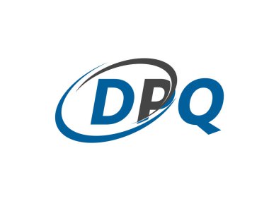 DPQ harfi yaratıcı modern zarif logo tasarımı