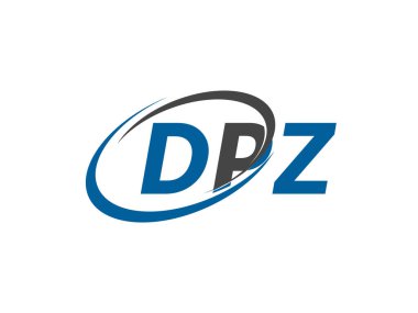 DPZ harfi yaratıcı modern zarif logo tasarımı