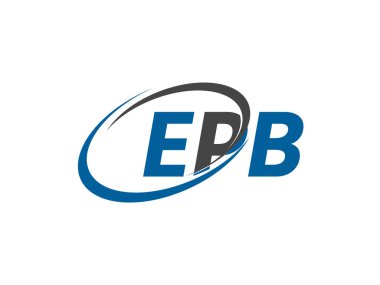 EPB harfi yaratıcı modern zarif logo tasarımı
