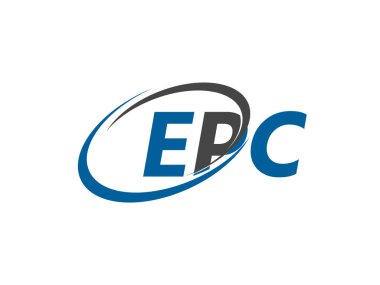 EPC harfi yaratıcı modern zarif logo tasarımı