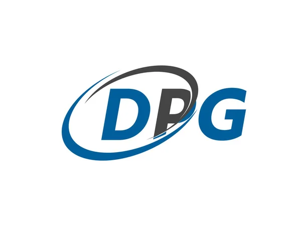 Dpg Lettre Créative Moderne Élégant Logo Design — Image vectorielle
