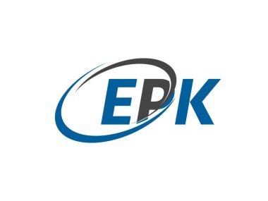 EPK harfi yaratıcı modern logo tasarımı