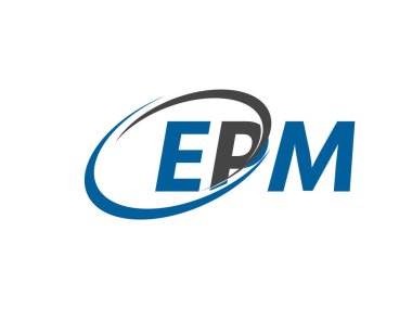 EPM harfi yaratıcı modern zarif logo tasarımı